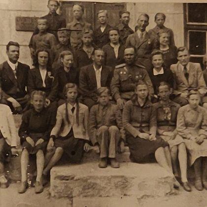 Dvietes skolotāji un skolēni 1940–1949