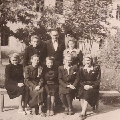 Dvietes skolotāji un skolēni 1950–1959