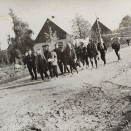 Dvietes skolēni. Virgīnijas Fjodorovas arhīvs.