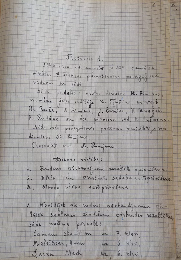 Materiāls no Daugavpils arhīva.