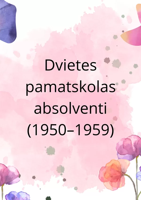 Absolventu saraksti
