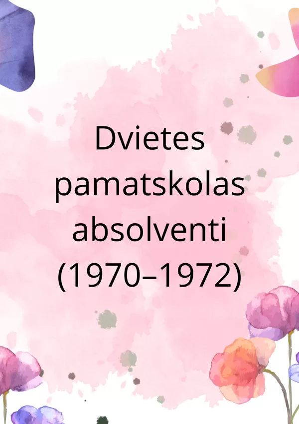 Absolventu saraksti